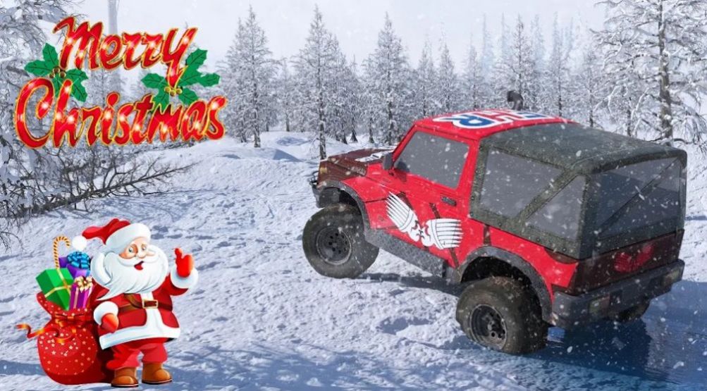 圣诞雪地卡车游戏安卓版（Christmas Snow Truck Simulator）图片1